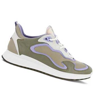 Women's Ecco St.1 Laced Sneakers Multicolor | USA 256JPQ